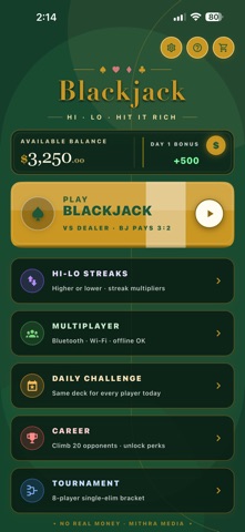 BlackJack - Hit It Rich Screenshot 2 of 5