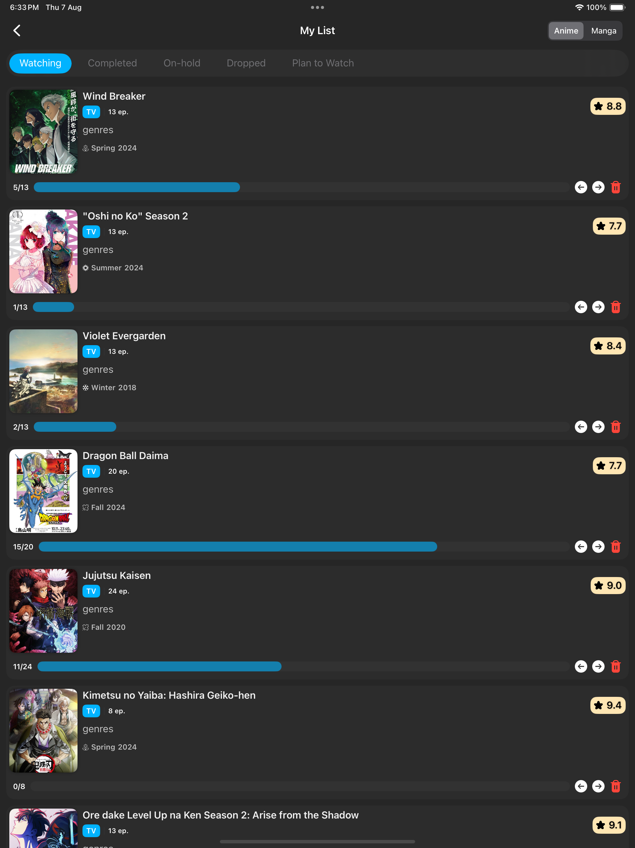 Animeista screenshot 15