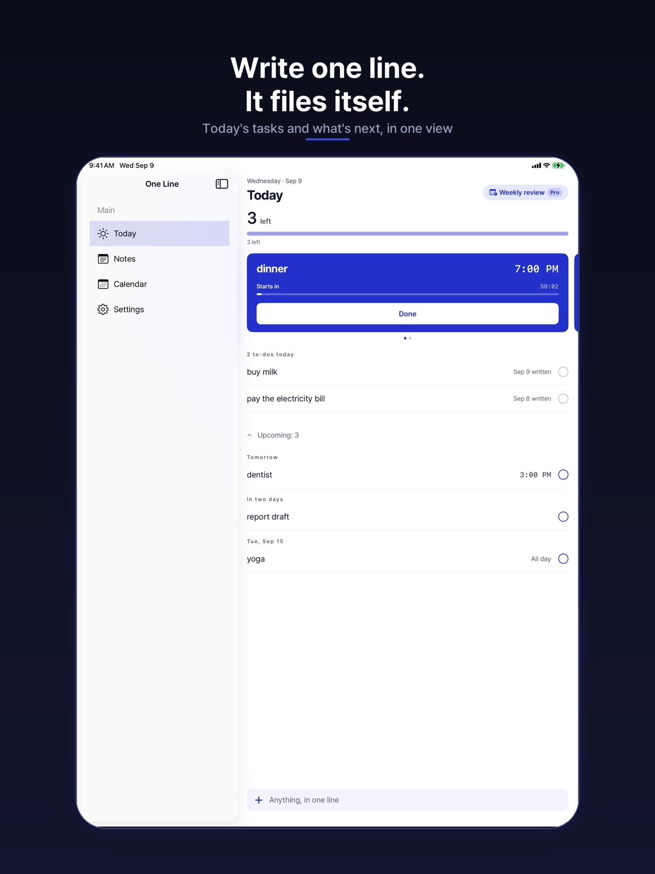 Screenshot 5 of One Line: Notes That Sort