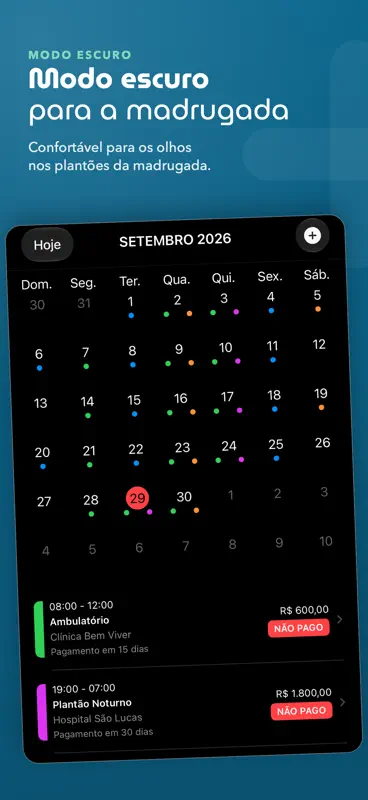 Plantãozinho: Plantão e Escala screenshot 9 of 9