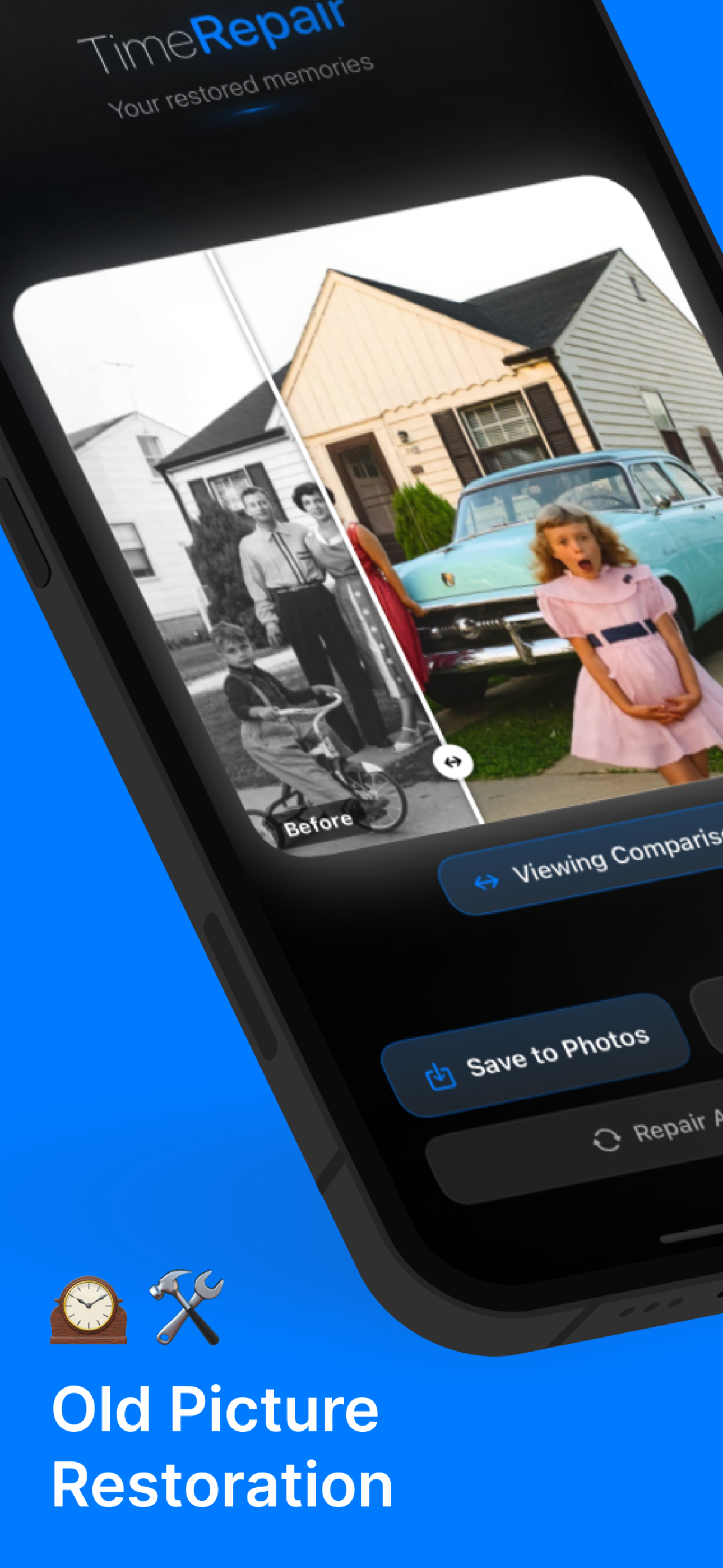 Restore Old Photos: TimeRepair
