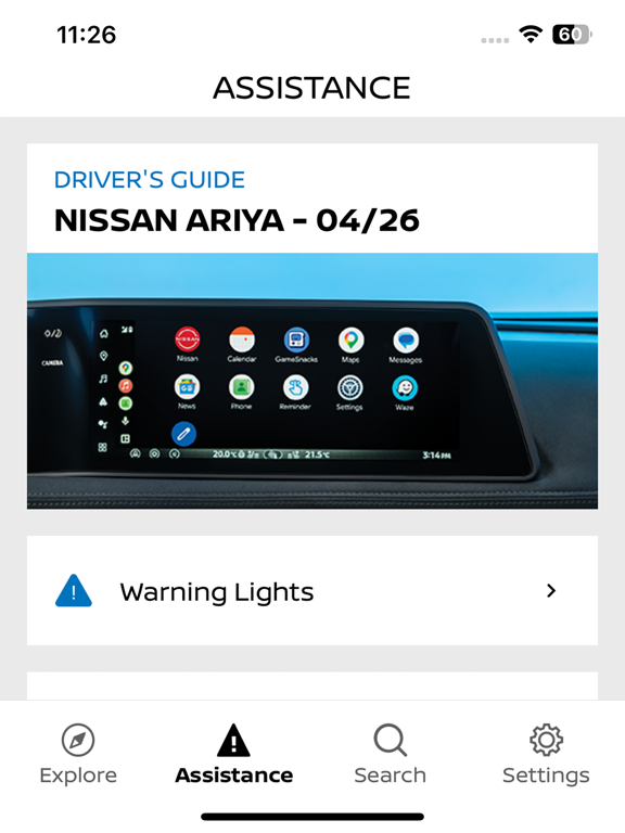 Screenshot #6 pour NISSAN Driver's Guide