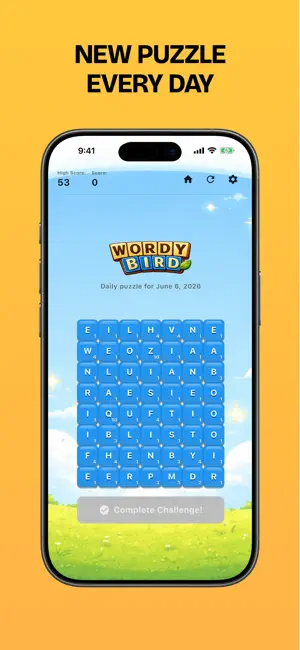 Wordy Bird: Word Swipe Game screenshot 2