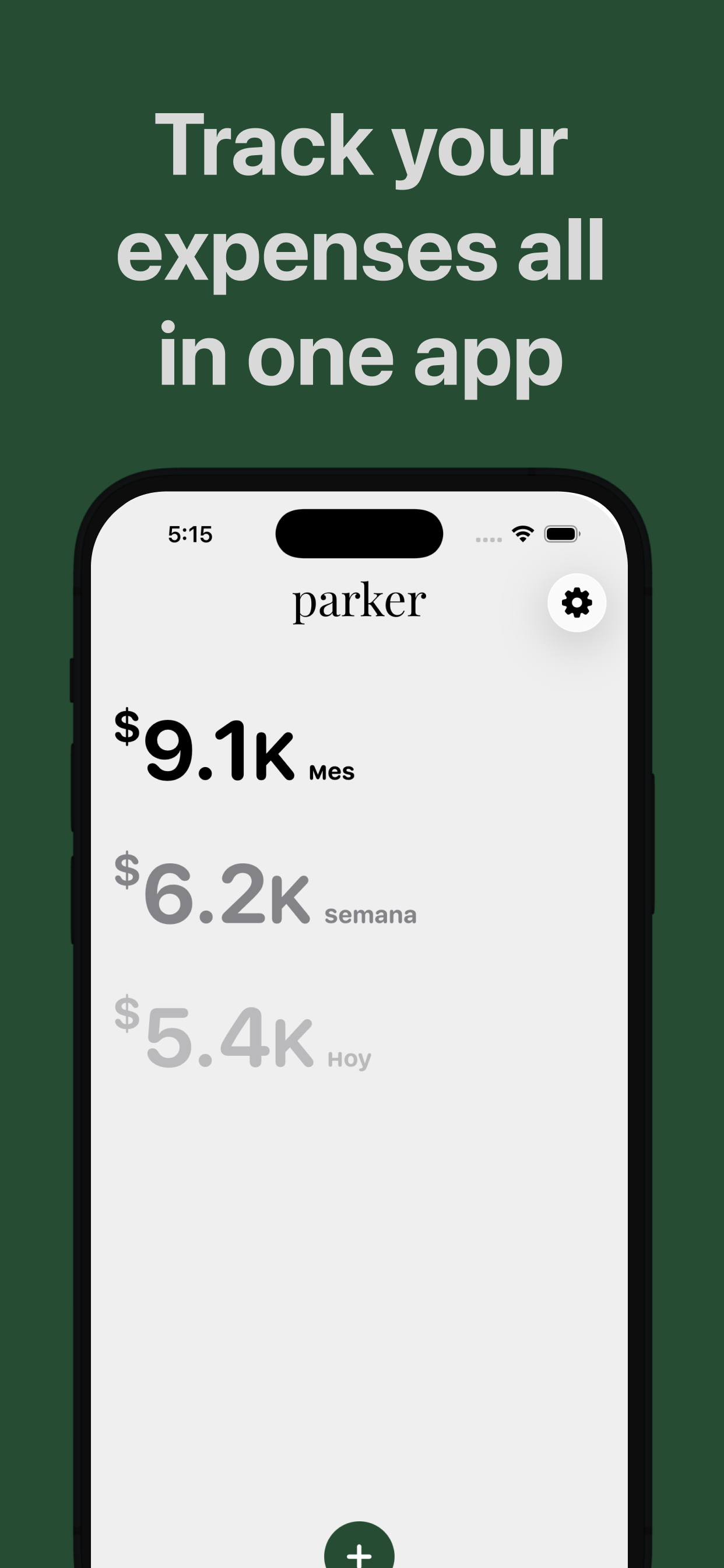Parker: Expense Tracker Budget
