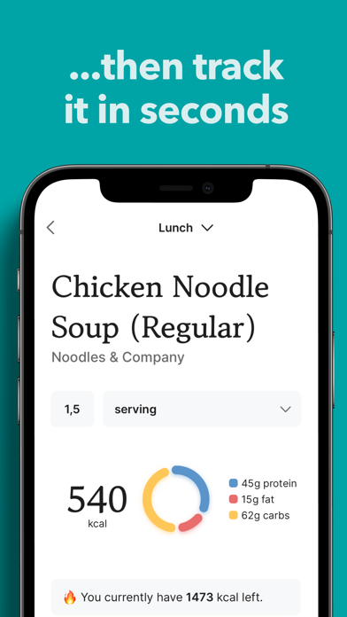 Cals: Calorie Counter & Diets iPhone screenshot 6 - Health & Fitness app