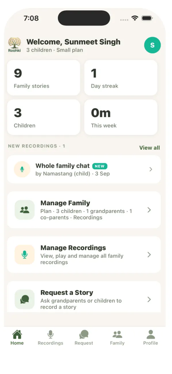 Roohki app screenshot from the App Store