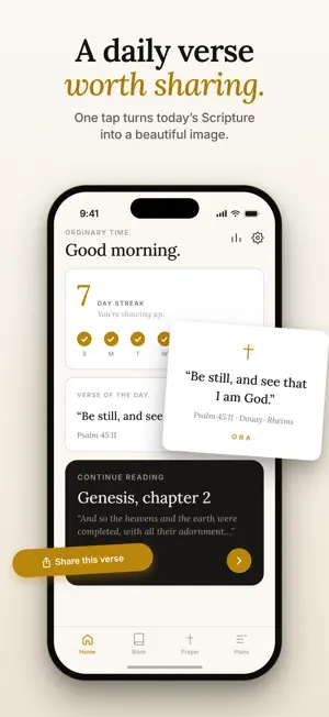Ora: Catholic Bible Widget screenshot 2