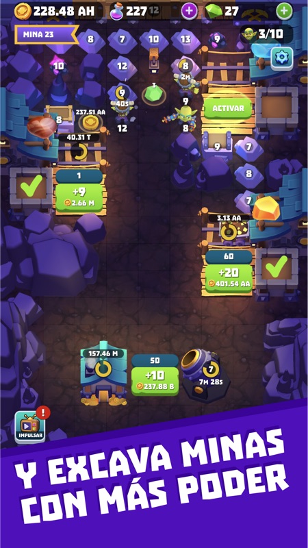 Gold and Goblins - Idle Miner screenshot 2