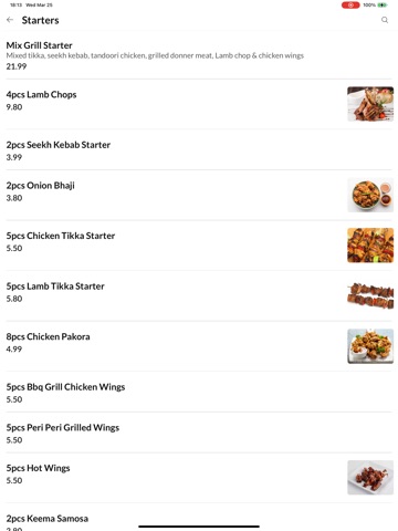 Kashmiri Spice - Kingsway iPad screenshot