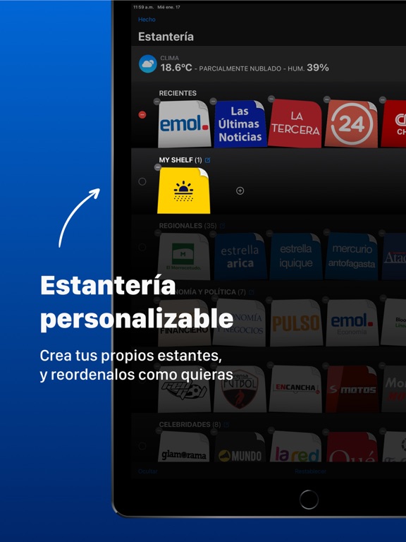 Screenshot #6 pour Periódicos Chilenos