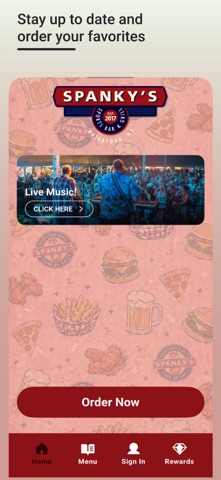 Spanky's Sports Bar and Grill iPhone screenshot