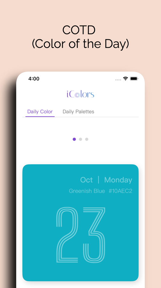 #7. iColors - Color palette muse (iOS) By: 旭奕 唐