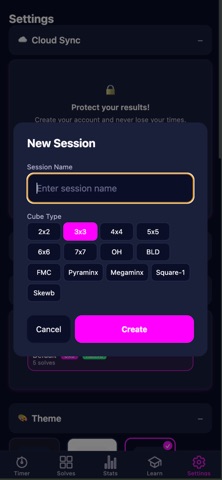 Cube Club Timer screenshot