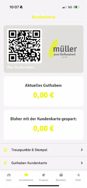 Bäcker Müller Prien Chiemgau screenshot 2