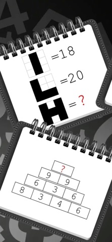 Hard Math Riddles - Logic Game iPhone screenshot