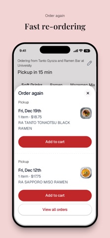 Tanto Gyoza and Ramen Bar iPhone screenshot