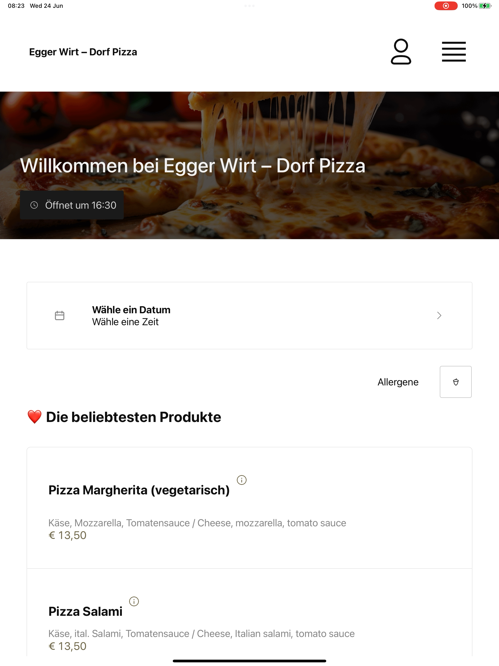 Egger Wirt – Dorf Pizza screenshot 9
