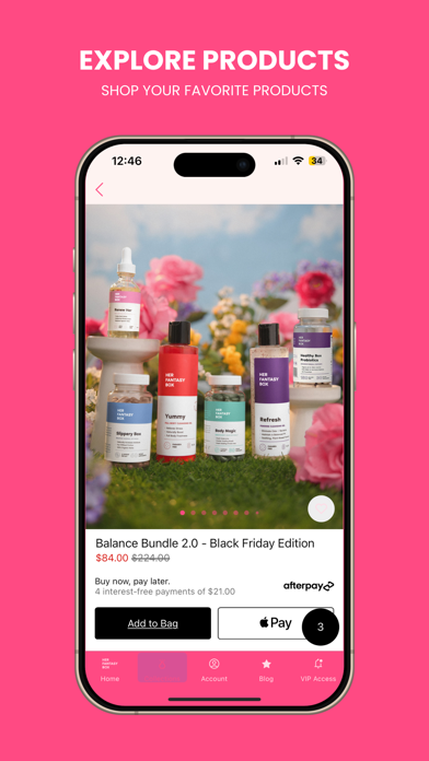 Her Fantasy Box iPhone screenshot 3 - Shopping app