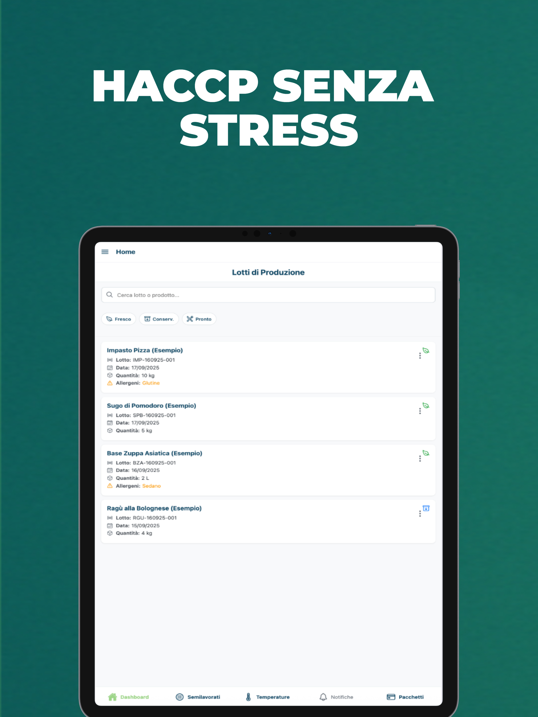 Veridia: HACCP, AI & Sensori