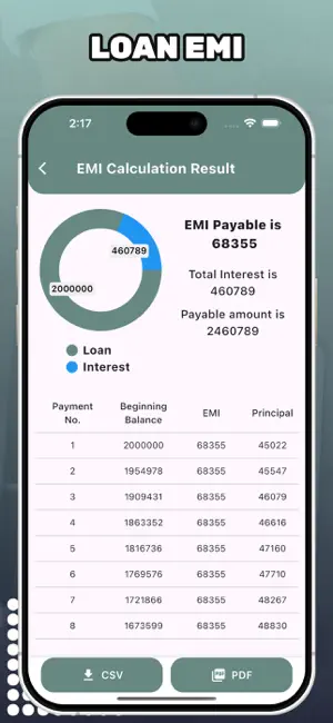 EMI Calculator - Loan Planner* screenshot 2