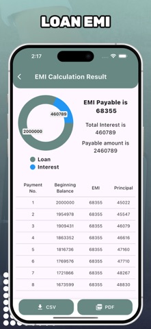 EMI Calculator - Loan Planner* Screenshot 2 of 6