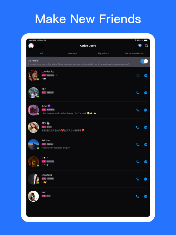 Screenshot #6 pour Goodnight:Fun Voice Dating App