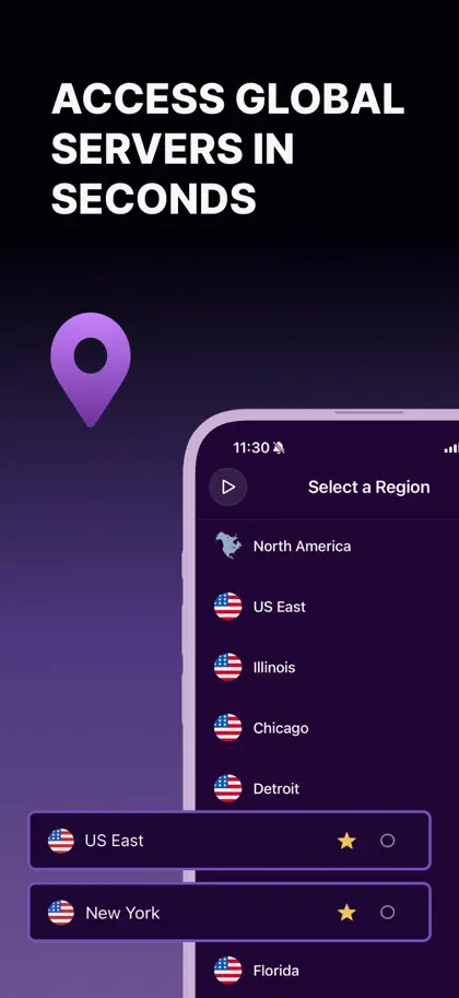 Screenshot 4 di 6 di Free VPN by Free VPN .org™