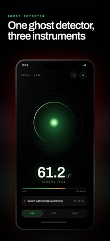Ghost Detector EMF Scanner iPhone screenshot