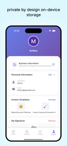 PayloadApp - Invoice Generator Screenshot 6 of 8