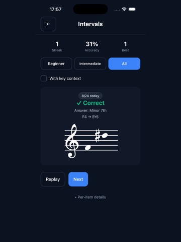 Modalissimo Ear Training iPad screenshot