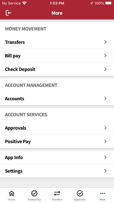 Generations Bank Business Screenshot