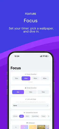 Скриншот FocusLock - Умная блокировка на iPhone 4