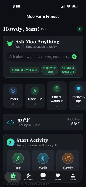 Moo Fitness screenshot 4