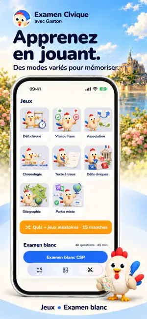 Examen Civique avec Gaston screenshot 4