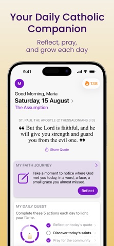 Catho+ Catholic Prayers, Bible iPhone screenshot 1