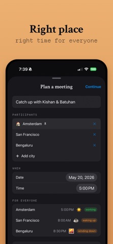 Timezone World Clock: Timebase Screenshot 3 of 5