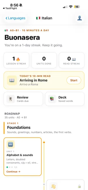 Allora: Learn Languages screenshot 1