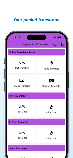 English - Irish Translator screenshot 3