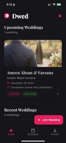 Dwed Events screenshot