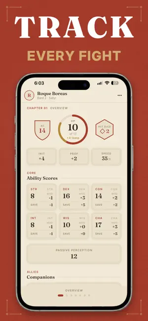 5e Character Creator & Sheet screenshot 2