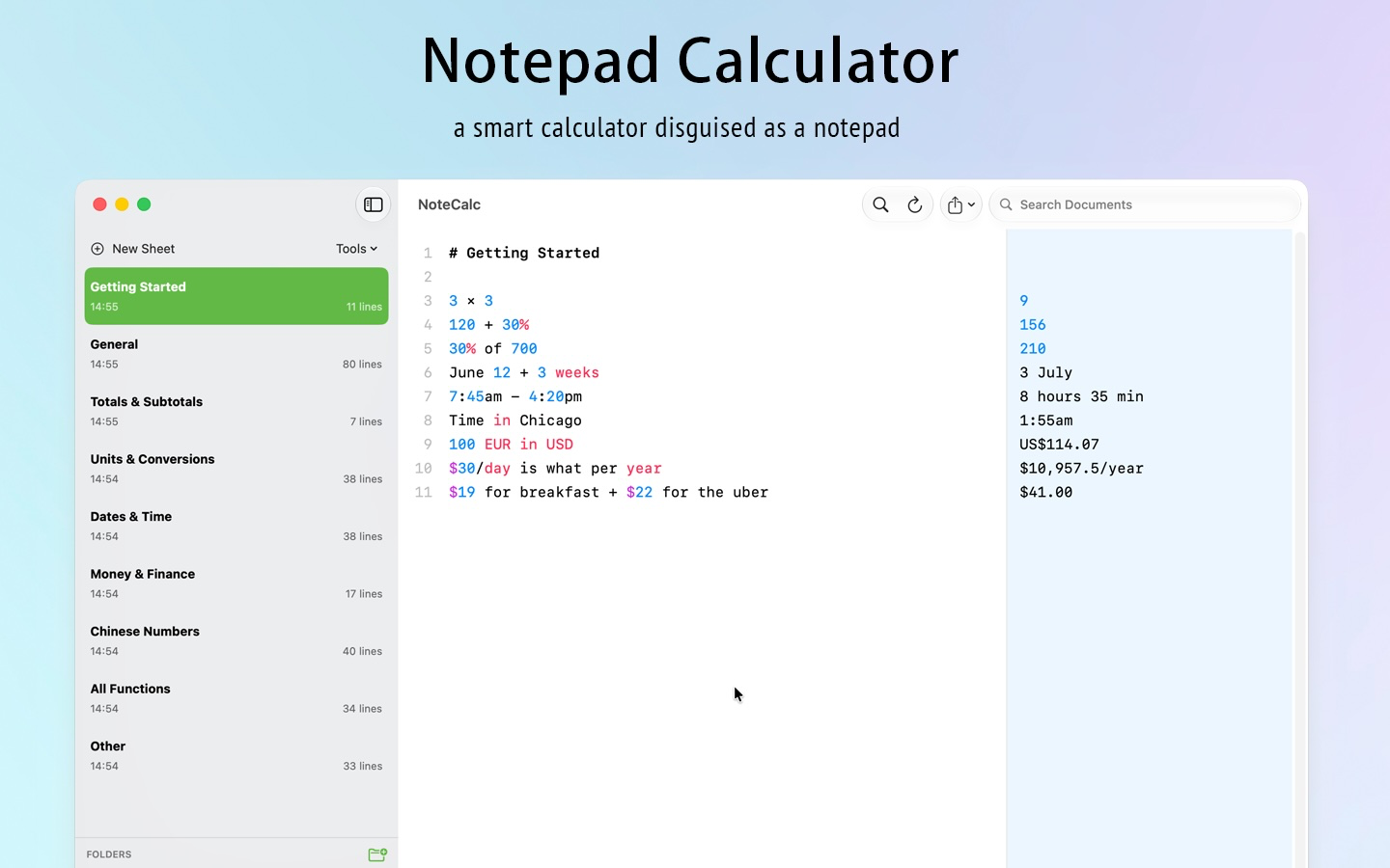 Notepad Calculator screenshot 8