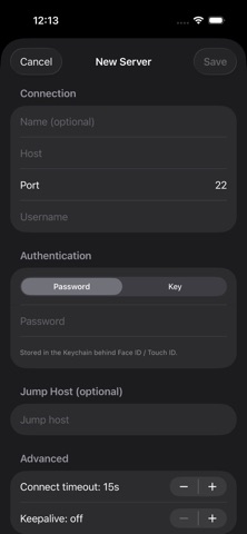 TermX SSH screenshot