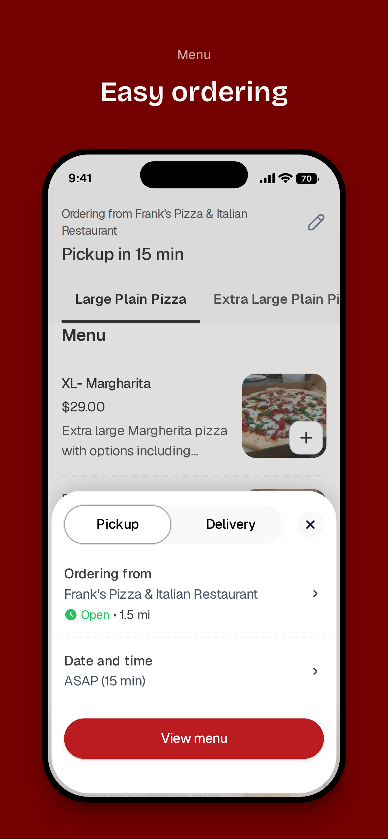 Frank's Pizza & Italian screenshot 3
