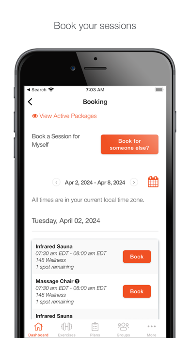 148 Wellness Screenshot