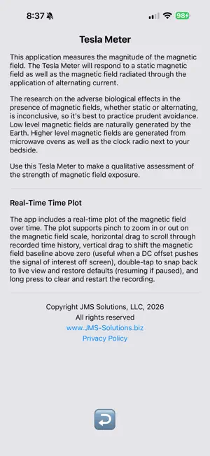 Tesla Field Meter screenshot 4