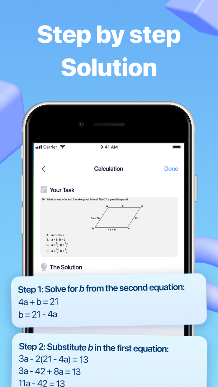 Geometry Solver Photo Answers