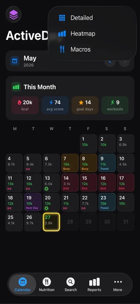 ActiveDay screenshot 2