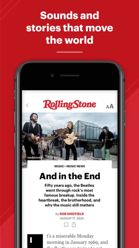 Rolling Stone Magazine screenshot 1 of 4