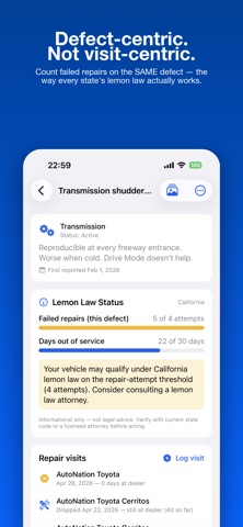 LemonLog iPhone screenshot