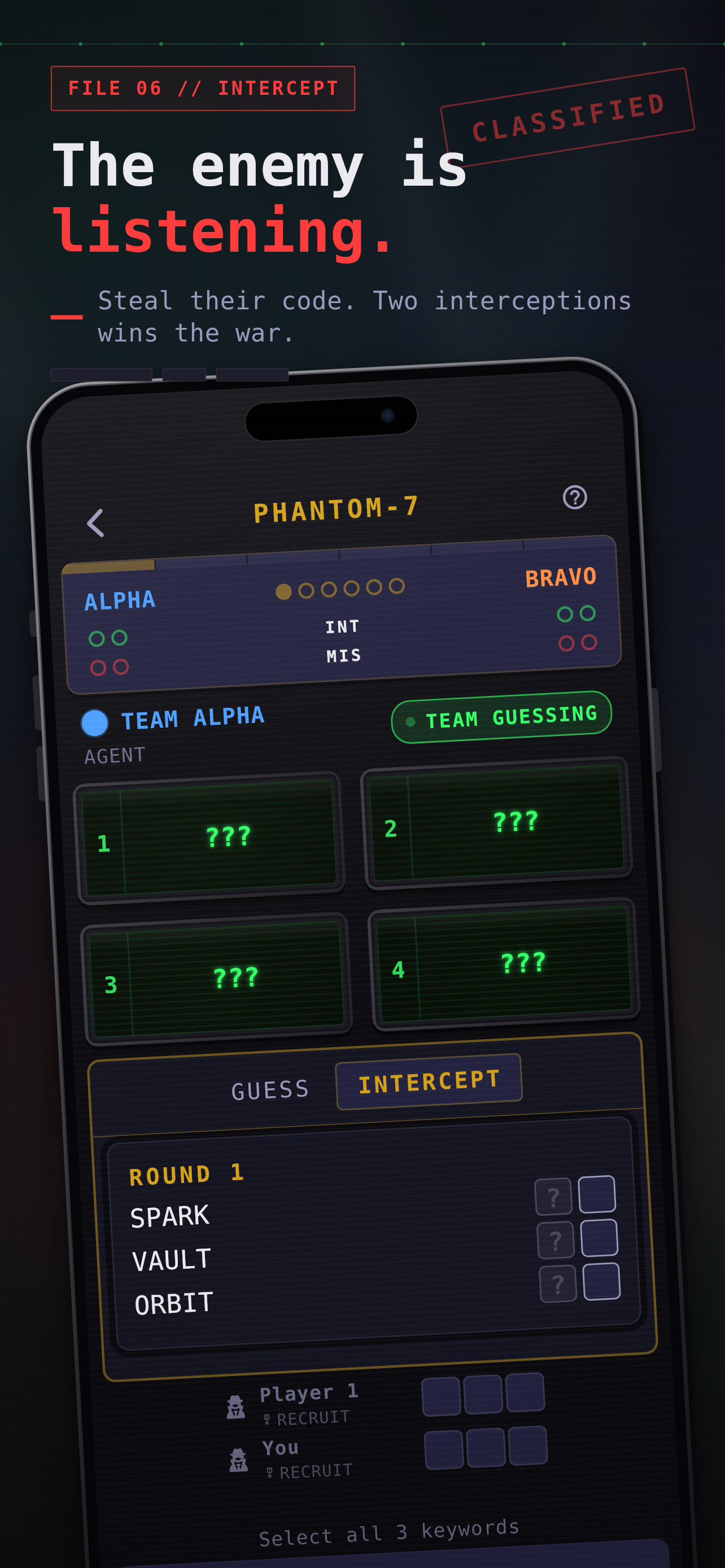 Wiretap: Spy Party Word Game screenshot 7